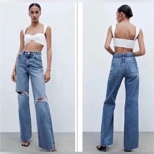 Zara High Waisted Jeans
